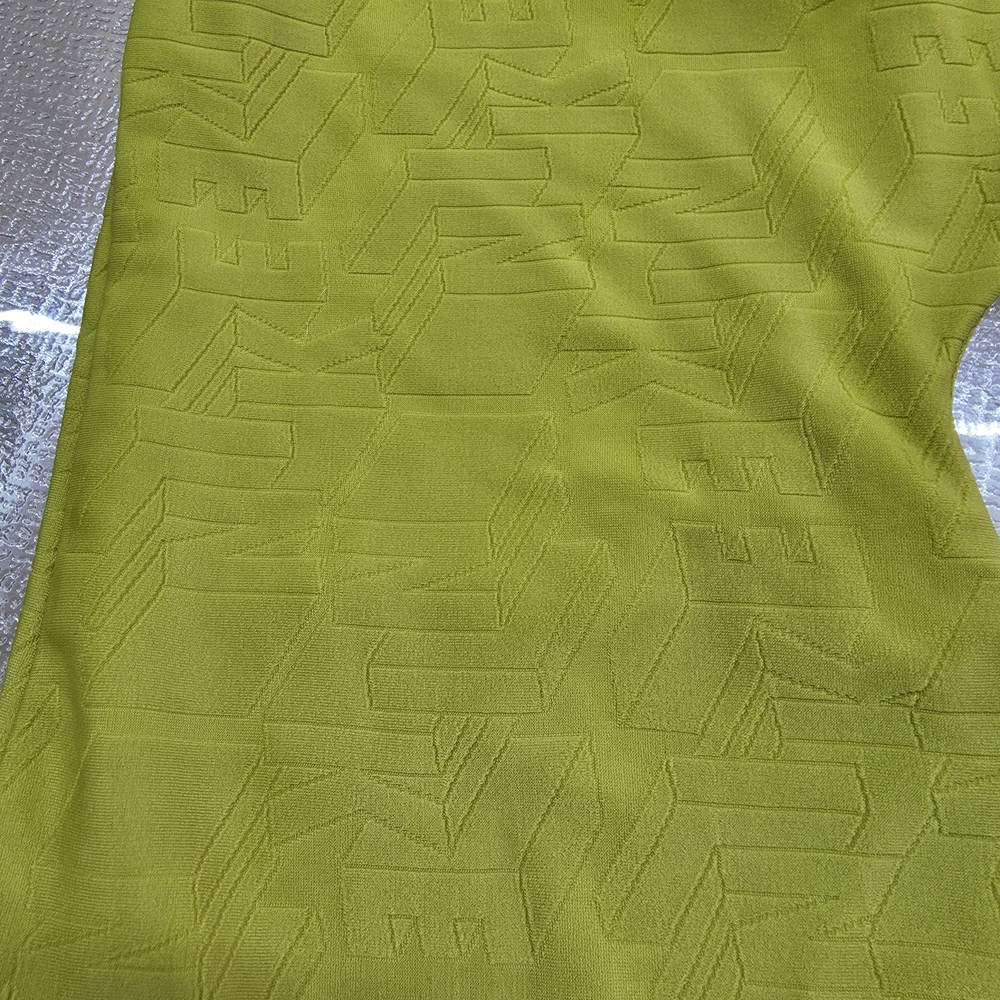 Nike Cutout One-Piece Swimsuit Green Textured Sporty Minimalist M - Picture 6 of 6